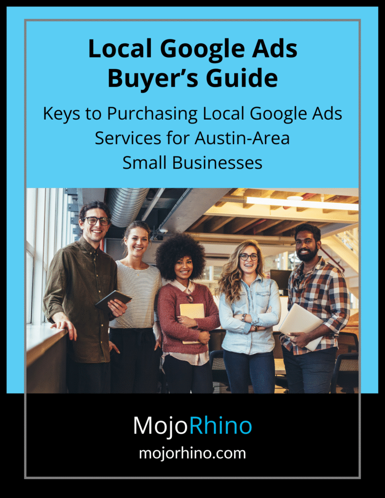 Feature Image for PDF for Buyer’s Guide for Local Google Ads in Austin Texas