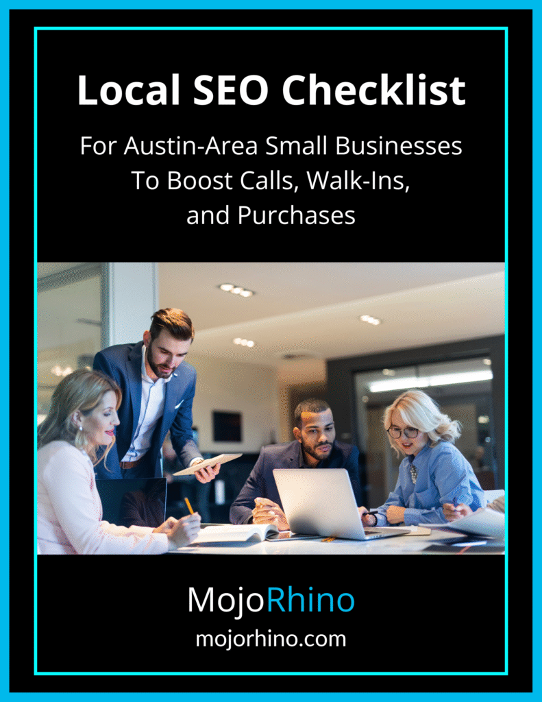 Feature Image for PDF for a Local SEO Checklist in Austin Texas